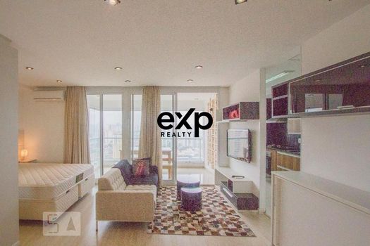 Foto 1 do(a) Apartamento de 1 quartos à venda em Brooklin Paulista, São Paulo