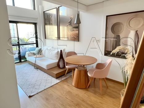 Foto 3 do(a) Flat de 1 quartos à venda em Moema, São Paulo