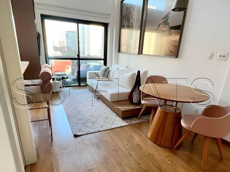 Foto 1 do(a) Flat de 1 quartos à venda em Moema, São Paulo