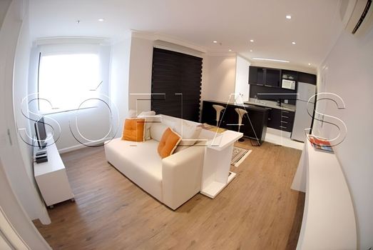 Foto 2 do(a) Flat de 1 quartos à venda em Vila Olímpia, São Paulo