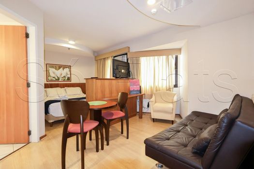 Foto 1 do(a) Apartamento de 1 quartos à venda em Brooklin Paulista, São Paulo