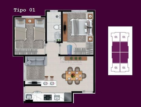 Foto 22 do(a) Apartamento de 2 quartos à venda em Murta, Itajaí