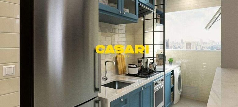 Foto 2 do(a) Apartamento de 2 quartos à venda em Vila Tibiriçá, Santo André