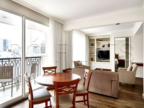 Foto 1 do(a) Flat de 2 quartos à venda em Vila Nova Conceição, São Paulo