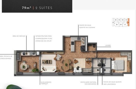 Foto 1 do(a) Apartamento de 2 quartos à venda em Vila Pompéia, São Paulo