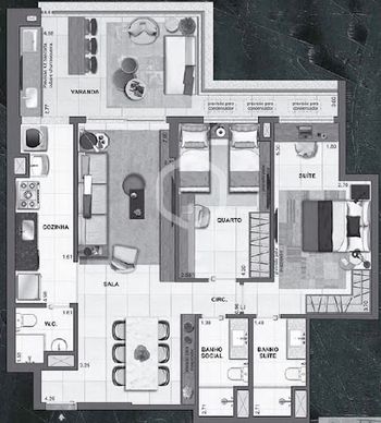 Foto 30 do(a) Apartamento de 2 quartos à venda em Botafogo, Rio de Janeiro