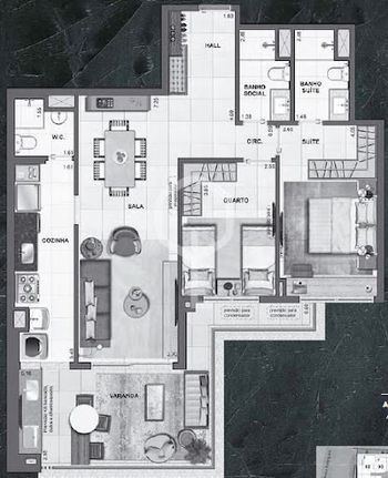 Foto 10 do(a) Apartamento de 2 quartos à venda em Botafogo, Rio de Janeiro