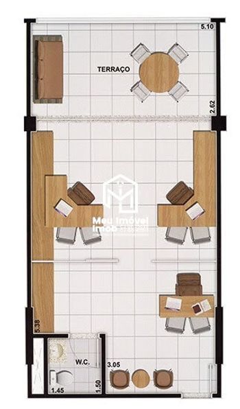 Foto 22 do(a) Sala / Conjunto Comercial false à venda em Areal (Águas Claras), Brasília