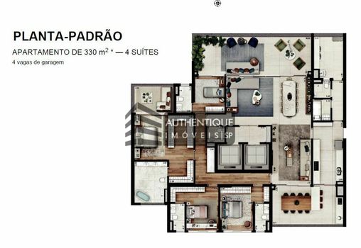 Foto 50 do(a) Apartamento de 4 quartos à venda em Chácara Itaim, São Paulo