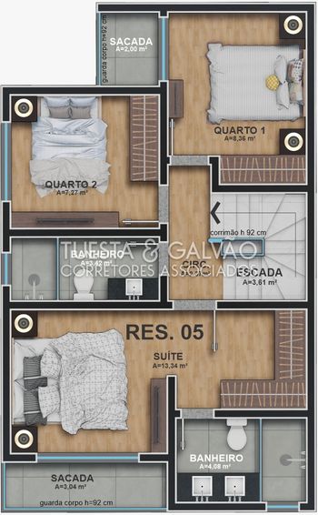 Foto 16 do(a) Casa em Condomínio de 3 quartos à venda em Água Verde, Curitiba