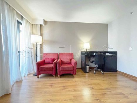 Foto 2 do(a) Flat de 1 quartos à venda em Vila Olímpia, São Paulo