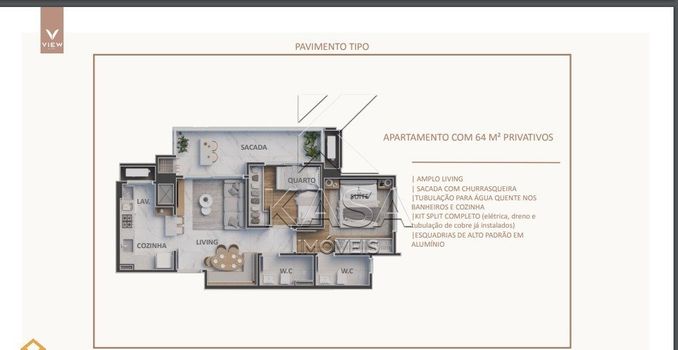 Foto 15 do(a) Apartamento de 2 quartos à venda em Niterói, Canoas