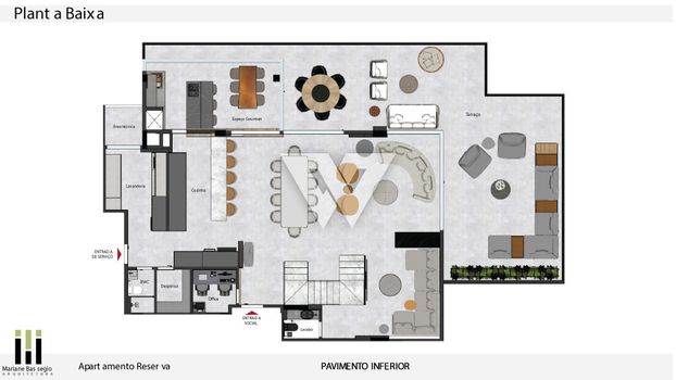 Foto 3 do(a) Cobertura de 4 quartos à venda em Mossunguê, Curitiba