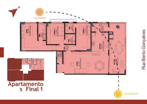 Foto 8 do(a) Apartamento de 3 quartos à venda em Nossa Senhora das Dores, Santa Maria