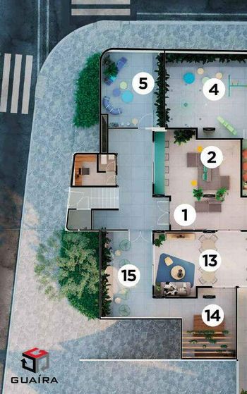 Foto 36 do(a) Apartamento de 2 quartos à venda em Santa Maria, Santo André