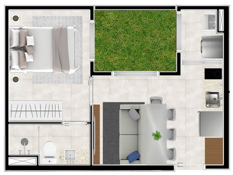 Foto 21 do(a) Apartamento de 1 quartos à venda em Jardim Trussardi, São Paulo