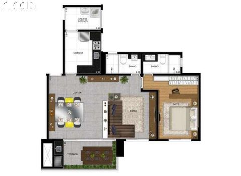 Foto 45 do(a) Apartamento de 3 quartos à venda em Jardim das Indústrias, São José dos Campos