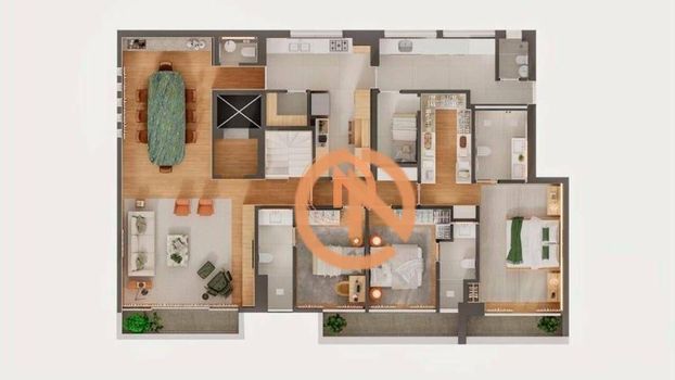 Foto 2 do(a) Apartamento de 4 quartos à venda em Itaim Bibi, São Paulo