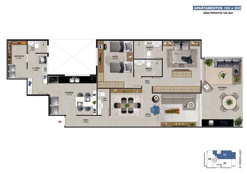 Foto 7 do(a) Apartamento de 2 quartos à venda em Barra da Tijuca, Rio de Janeiro