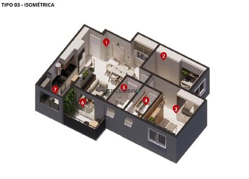 Foto 4 do(a) Apartamento de 2 quartos à venda em Três Barras, Contagem