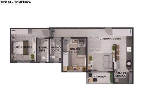 Foto 3 do(a) Apartamento de 2 quartos à venda em Três Barras, Contagem