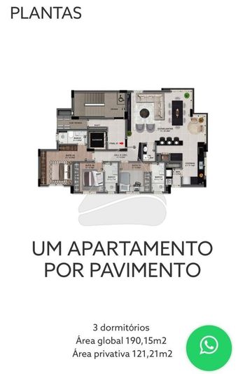 Foto 43 do(a) Apartamento de 3 quartos à venda em Planaltina, Passo Fundo