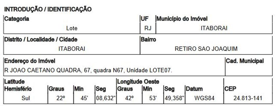 Foto 2 do(a) Terreno de 1 quartos à venda em Retiro São Joaquim, Itaboraí