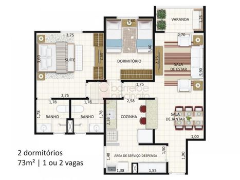 Foto 31 do(a) Apartamento de 3 quartos à venda em Engordadouro, Jundiaí