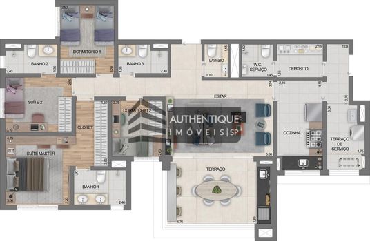 Foto 32 do(a) Apartamento de 4 quartos à venda em Mooca, São Paulo