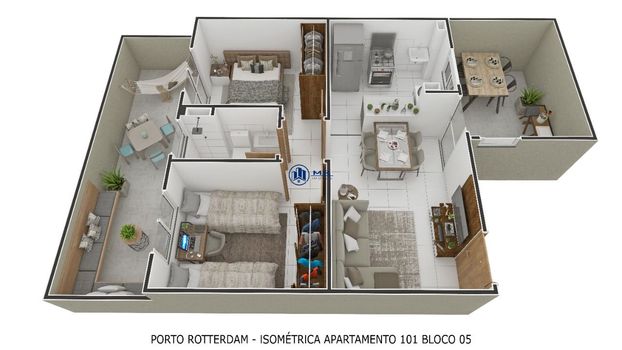 Foto 16 do(a) Apartamento de 2 quartos à venda em Rondônia, Novo Hamburgo