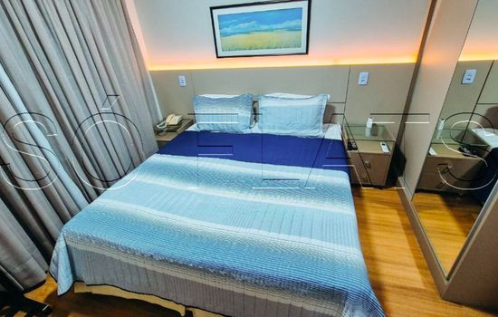 Foto 8 do(a) Flat de 1 quartos à venda em Indianópolis, São Paulo