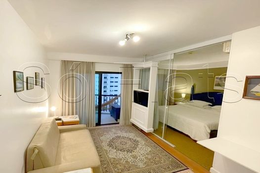 Foto 4 do(a) Flat de 1 quartos à venda em Indianópolis, São Paulo