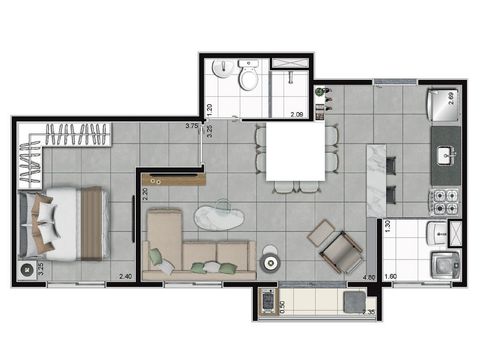 Foto 23 do(a) Apartamento de 2 quartos à venda em Jardim Celeste, São Paulo