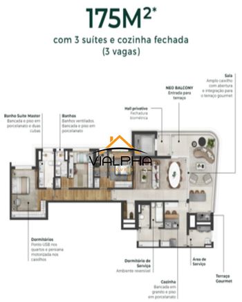 Foto 15 do(a) Apartamento de 4 quartos à venda em Sítio Tamboré Alphaville, Barueri