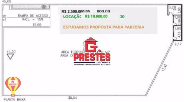 Foto 1 do(a) Terreno false para alugar em Vila Leão, Sorocaba