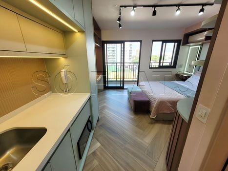 Foto 1 do(a) Flat de 1 quartos para alugar em Indianópolis, São Paulo