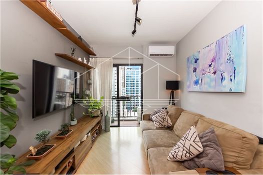 Foto 1 do(a) Apartamento de 1 quartos à venda em Moema, São Paulo