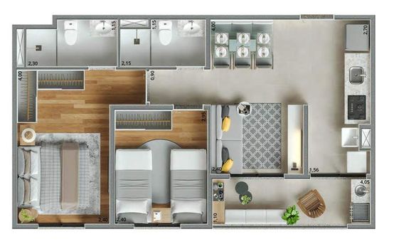 Foto 24 do(a) Apartamento de 2 quartos à venda em Vila Jacuí, São Paulo