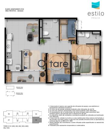 Foto 9 do(a) Apartamento de 2 quartos à venda em Cais do Porto, Fortaleza