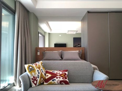Foto 3 do(a) Apartamento de 1 quartos à venda em Brooklin Paulista, São Paulo