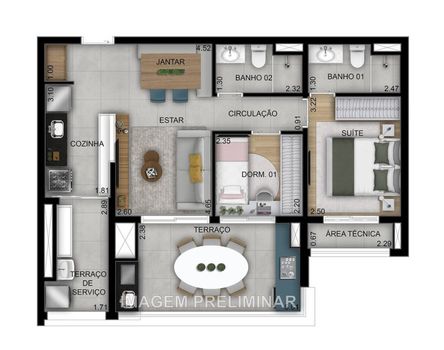 Foto 31 do(a) Cobertura de 2 quartos à venda em Vila Guilhermina, São Paulo