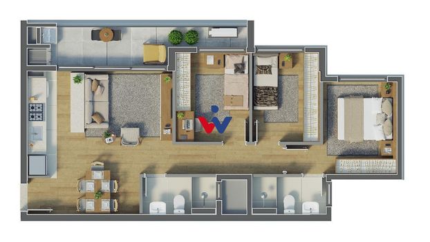 Foto 37 do(a) Apartamento de 3 quartos à venda em Novo Mundo, Curitiba