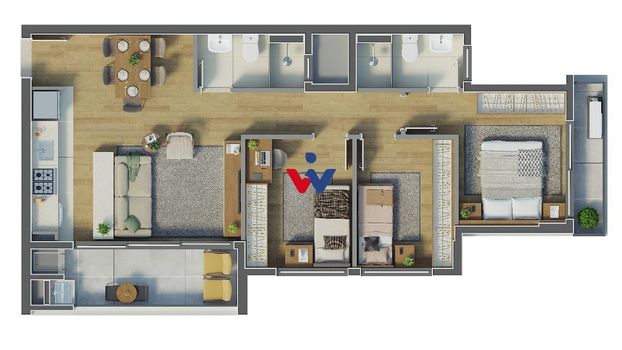 Foto 40 do(a) Apartamento de 3 quartos à venda em Novo Mundo, Curitiba