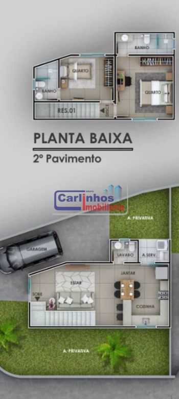 Foto 4 do(a) Casa de 2 quartos à venda em São João, Betim
