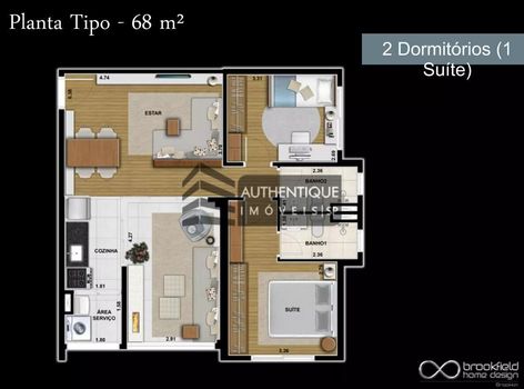 Foto 38 do(a) Apartamento de 2 quartos à venda em Vila Gertrudes, São Paulo