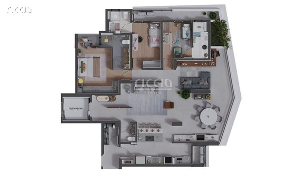 Foto 49 do(a) Apartamento de 3 quartos à venda em Parque Residencial Aquarius, São José dos Campos