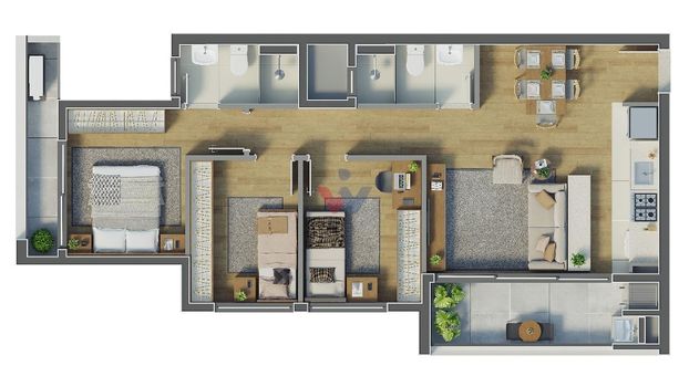 Foto 36 do(a) Apartamento de 3 quartos à venda em Novo Mundo, Curitiba
