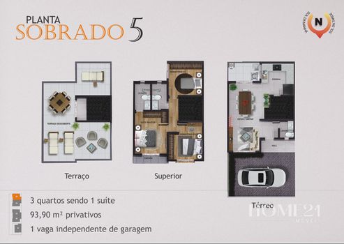 Foto 9 do(a) Casa em Condomínio de 3 quartos à venda em Sítio Cercado, Curitiba