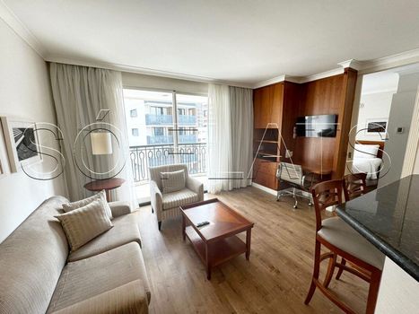 Foto 1 do(a) Flat de 1 quartos à venda em Vila Nova Conceição, São Paulo