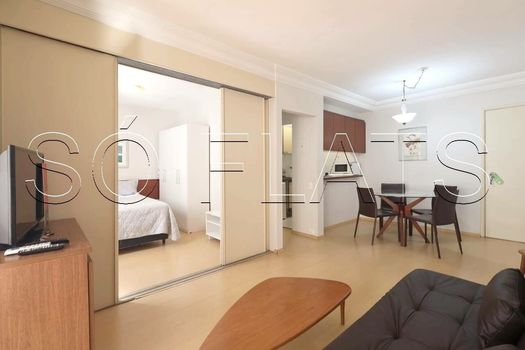 Foto 2 do(a) Apartamento de 1 quartos à venda em Cerqueira César, São Paulo